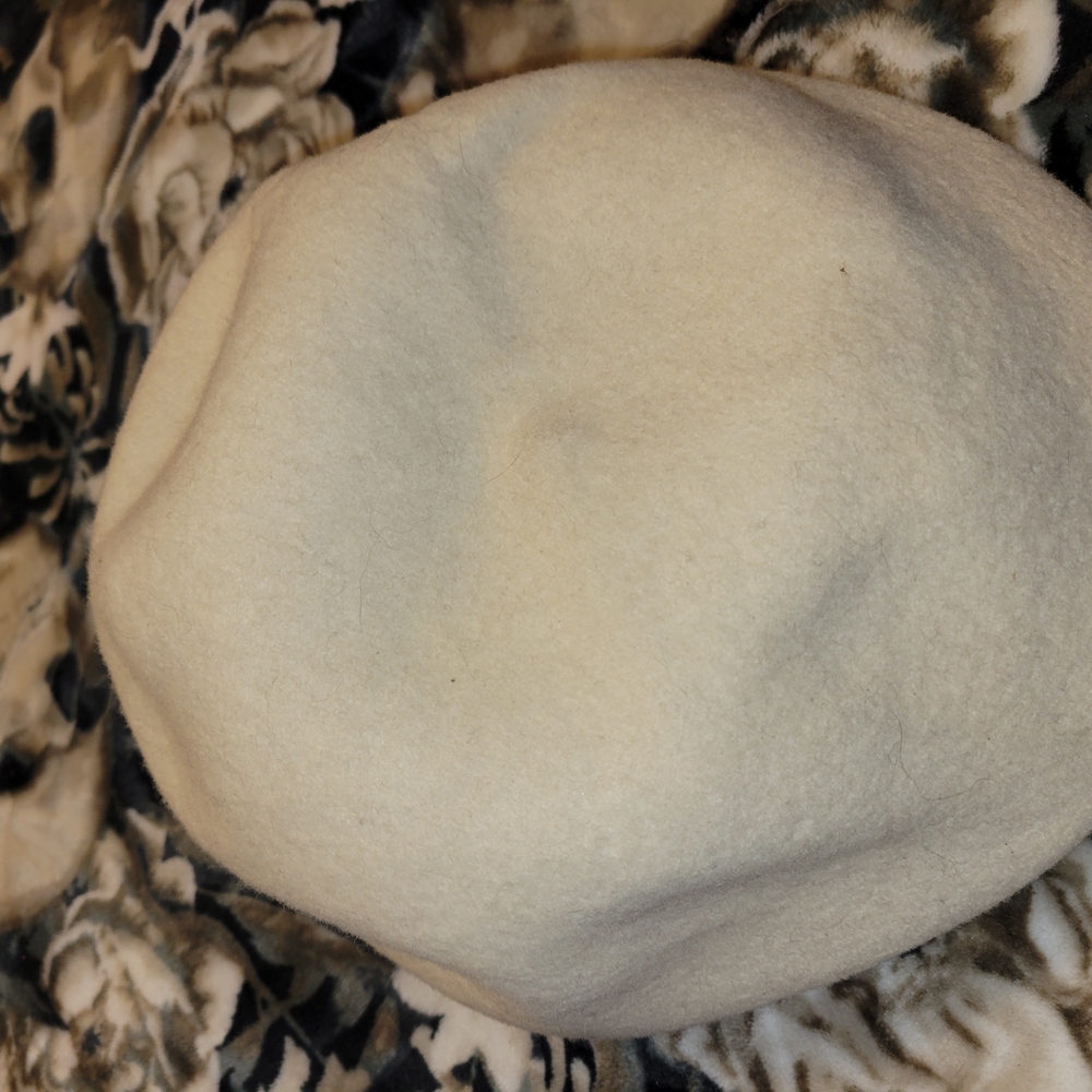 Kangol Cream Newsboy Hat L